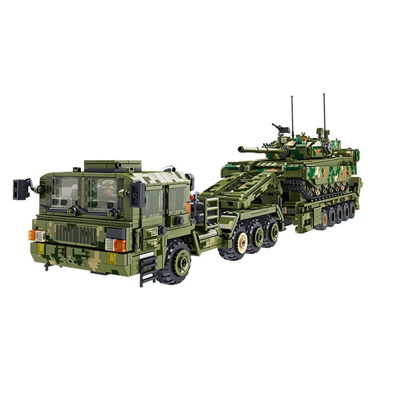 IN STOCK Ww2 Military Tank Transportation Truck Building Blocks Soldiers Weapon Car Bricks Model Toys for Boys Birthday Gift Set
IN STOCK Ww2 Military Tank Transportation Truck Building Blocks Soldiers Weapon Car Bricks Model Toys for Boys Birthday Gift Set