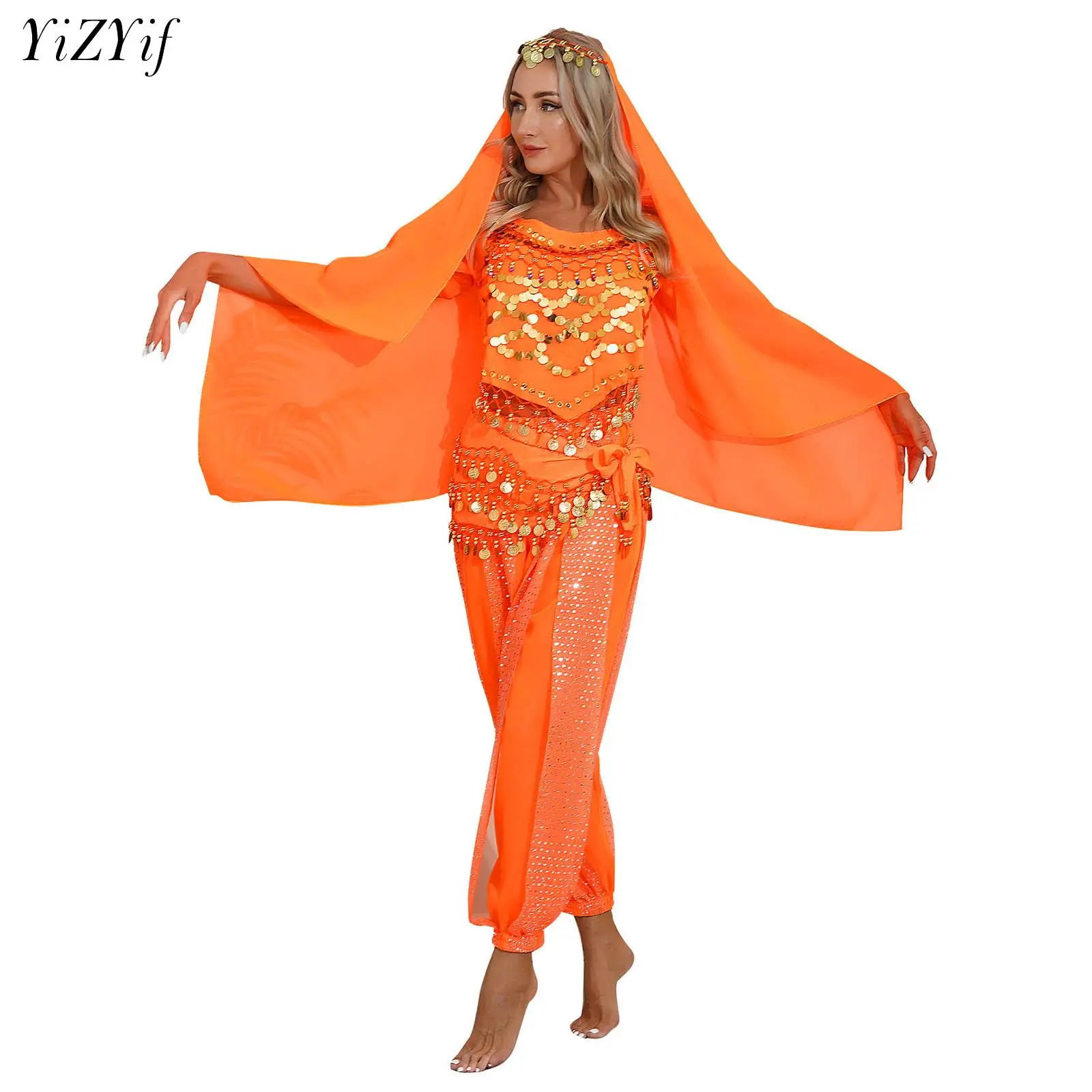 Women's Belly Dancing Fancy Dress Halloween Carnival Arabian Princess Cosplay Costume India Dance Performance Outfit
Women's Belly Dancing Fancy Dress Halloween Carnival Arabian Princess Cosplay Costume India Dance Performance Outfit