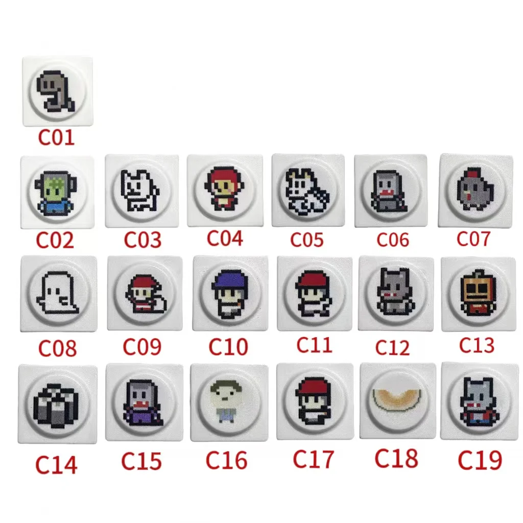 Doys building block keycap supermarket pixel wind cute cartoon pet elf sublimation personality PC material keyboard cap
Doys building block keycap supermarket pixel wind cute cartoon pet elf sublimation personality PC material keyboard cap