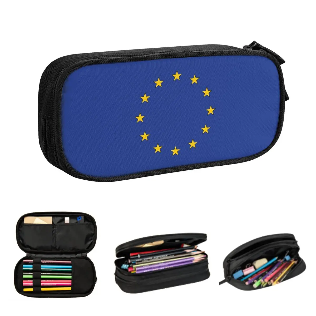 European Union EU Flag Pencil Cases for Students Gifts Pen Box Pencil Bag Big Capacity Pencil Pouch
European Union EU Flag Pencil Cases for Students Gifts Pen Box Pencil Bag Big Capacity Pencil Pouch