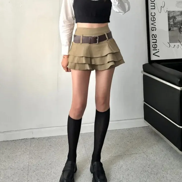 Chic High Waist A-Line Skirt Women's Summer New Sle Pleated Design Slimming ort Cake Skirt Ci Commute Friendly
Chic High Waist A-Line Skirt Women's Summer New Sle Pleated Design Slimming ort Cake Skirt Ci Commute Friendly