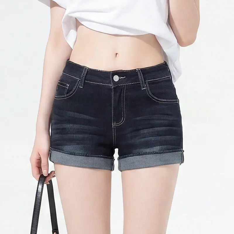 American Women's Summer Denim Shorts Low Waist Mini Jeans Shorts 2000s Vintage 90s Y2k Cowboy Short Pants Harajuku Clothes Jorts
American Women's Summer Denim Shorts Low Waist Mini Jeans Shorts 2000s Vintage 90s Y2k Cowboy Short Pants Harajuku Clothes Jorts