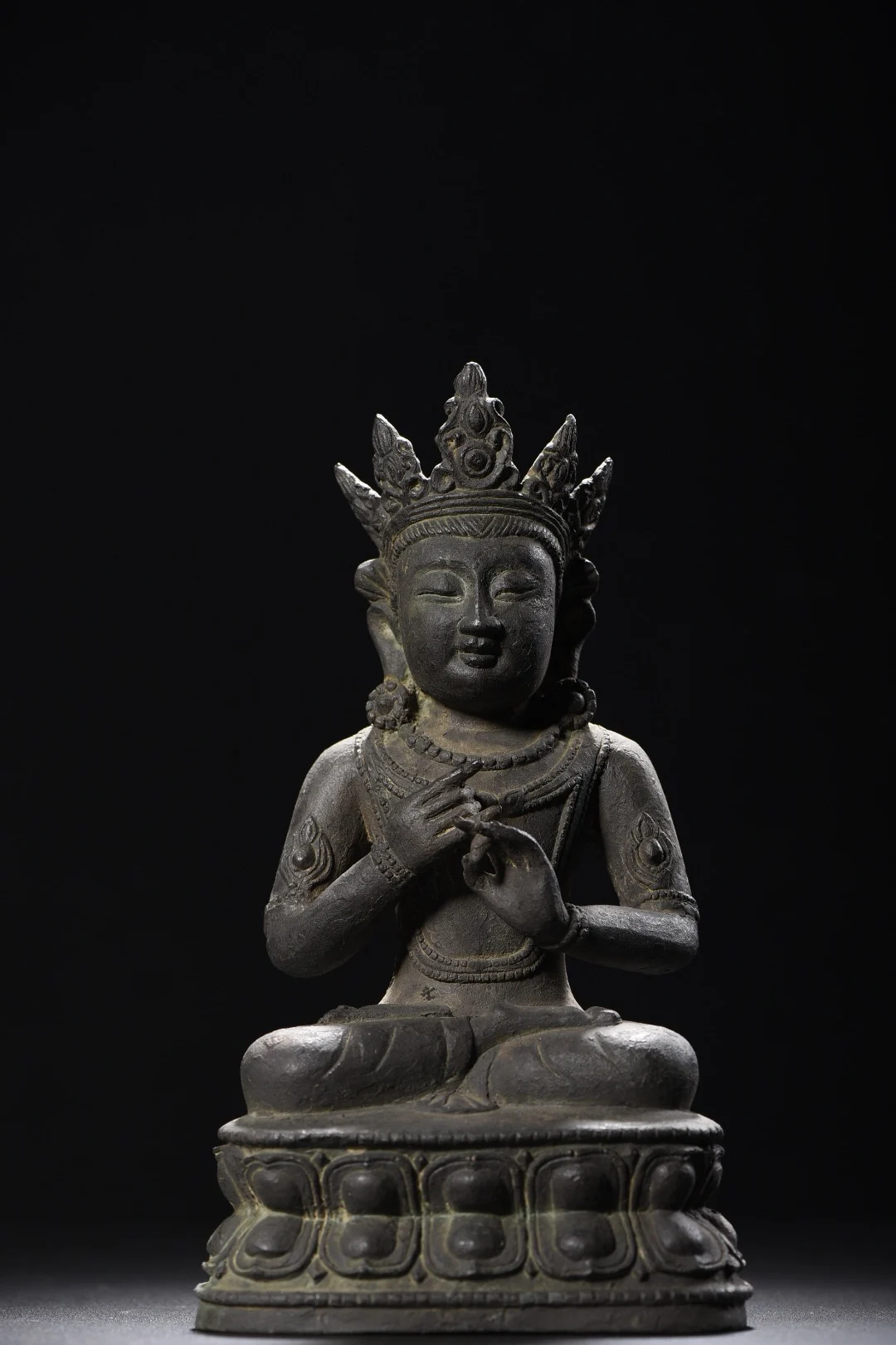 8"Tibetan Temple Collection Old Purple Bronze Cinnabar Northern Wei Buddha MAITREYA Amitabha Sitting Buddha Worship Hall
8"Tibetan Temple Collection Old Purple Bronze Cinnabar Northern Wei Buddha MAITREYA Amitabha Sitting Buddha Worship Hall