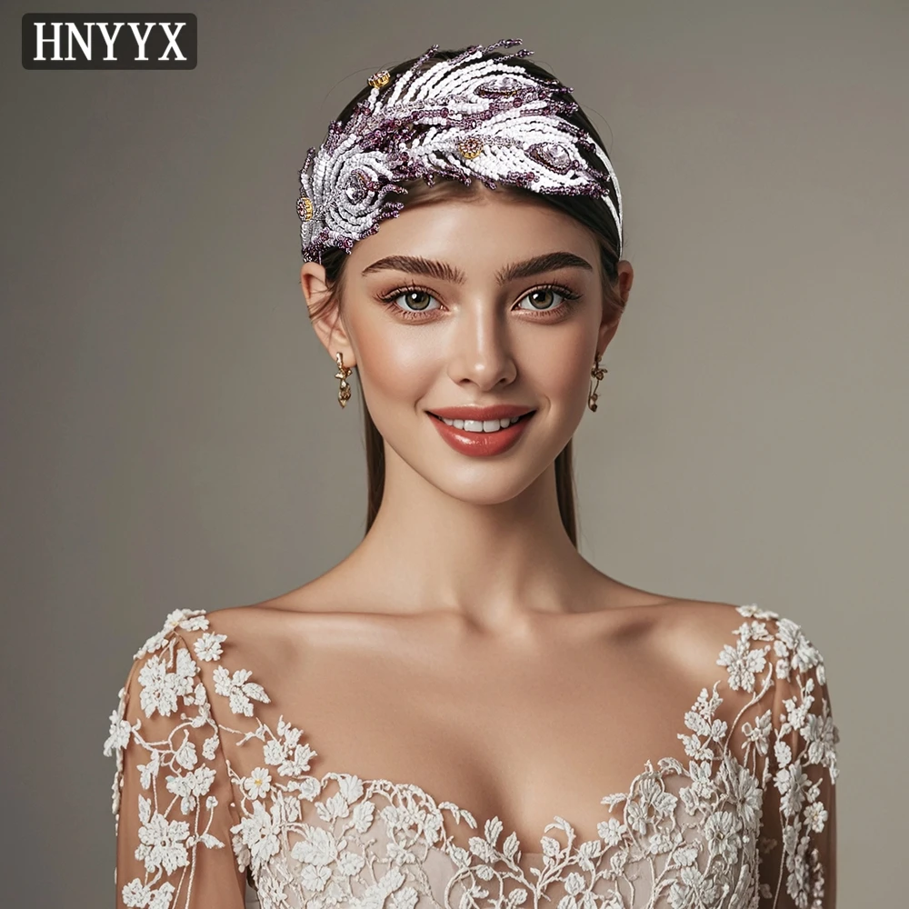 HNYYX Роскошные фиолетовые аксессуары для волос: модная повязка на голову с бусинами для девочек, повседневная и праздничная, украшение для волос, подарок A212
HNYYX Роскошные фиолетовые аксессуары для волос: модная повязка на голову с бусинами для девочек, повседневная и праздничная, украшение для волос, подарок A212
