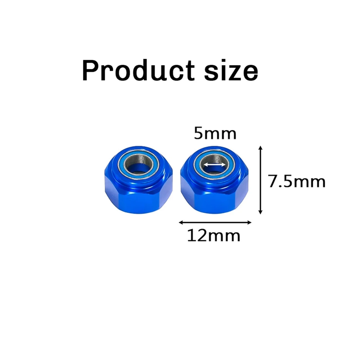 For TAMIYA DT03 Aluminum Alloy Bearing Hexagonal Joint (Front Wheel Only) RC Car Upgrade Accessories-ABHQ
For TAMIYA DT03 Aluminum Alloy Bearing Hexagonal Joint (Front Wheel Only) RC Car Upgrade Accessories-ABHQ