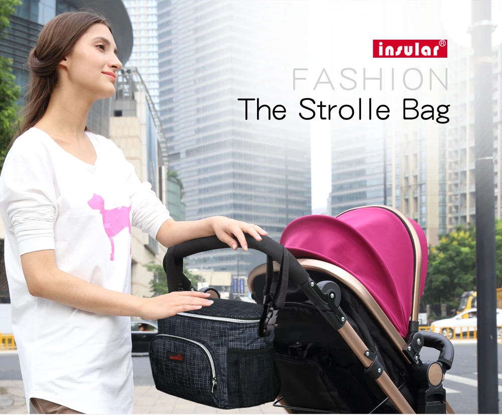 INSULAR Baby Diaper Bags Mommy Packs Stroller Hanging Packages Inner Thermal Insulation New Style Waterproof Multi-functional
INSULAR Baby Diaper Bags Mommy Packs Stroller Hanging Packages Inner Thermal Insulation New Style Waterproof Multi-functional