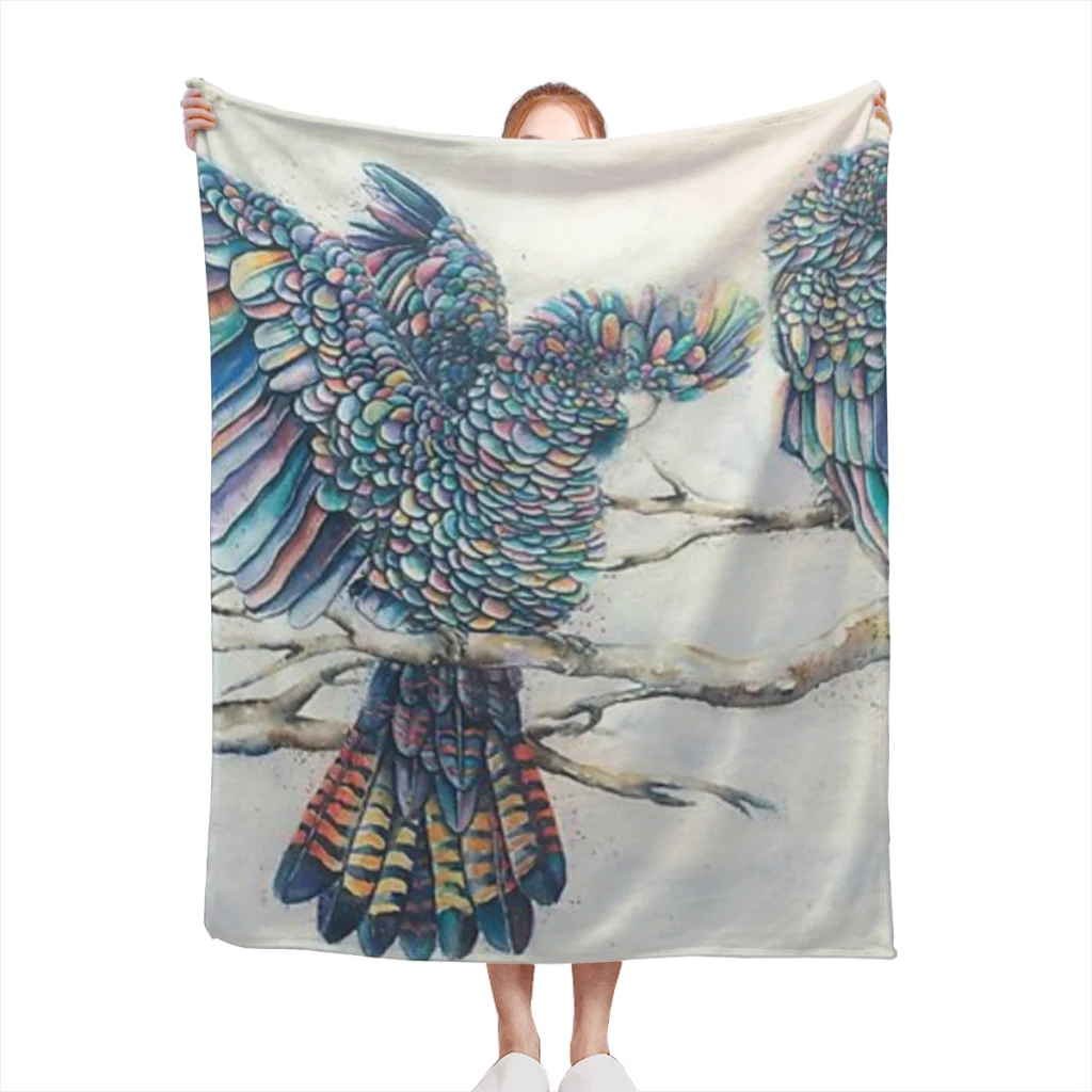 Black Cockatoo Pair - Rainbow Comfortable Flanne Blanket Fluffy Soft Bedroom Decor Sofa Blankets Comforter Home and Decoration
Black Cockatoo Pair - Rainbow Comfortable Flanne Blanket Fluffy Soft Bedroom Decor Sofa Blankets Comforter Home and Decoration