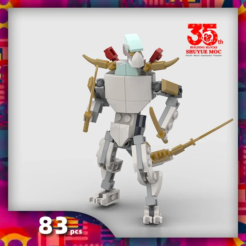 SyMOC ice Lizard Mech Gift Ninja New Fighter Mech Super Armor Robot Figures Building Blocks Kit Bricks Titan
SyMOC ice Lizard Mech Gift Ninja New Fighter Mech Super Armor Robot Figures Building Blocks Kit Bricks Titan