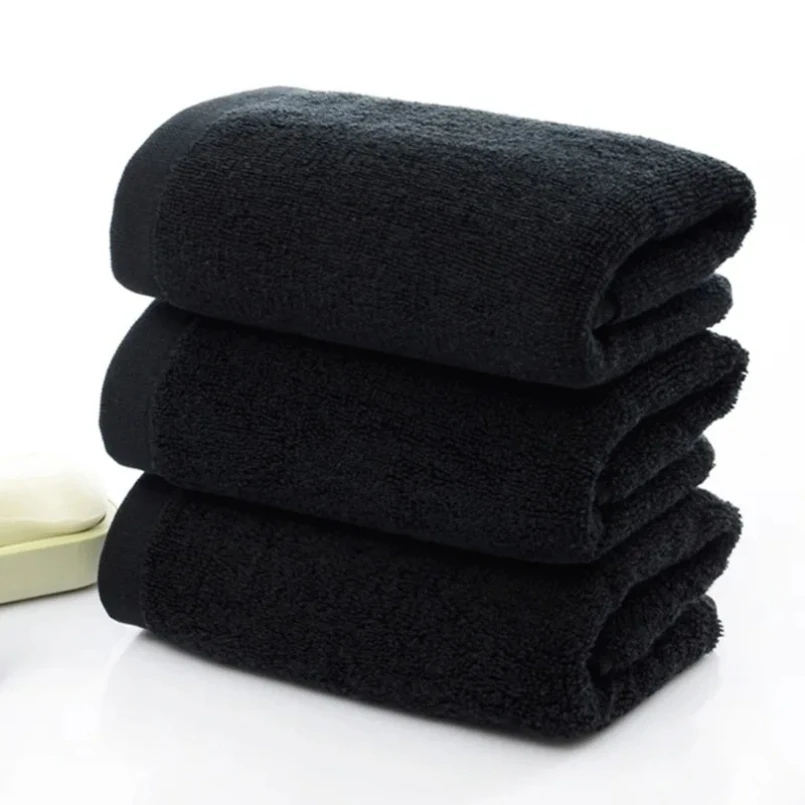 Black Towels Premium Black Hand Towels 100% Cotton Ultra Soft Highly Absorbent Hotel & Spa Quality Hand Towels Home Supplies NEW 
Black Towels Premium Black Hand Towels 100% Cotton Ultra Soft Highly Absorbent Hotel & Spa Quality Hand Towels Home Supplies NEW