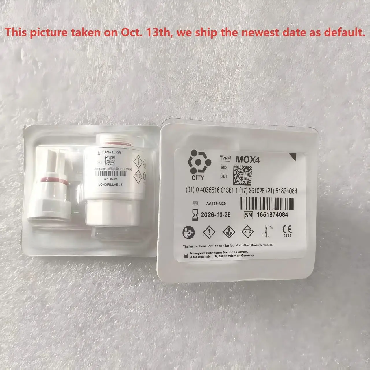 CITY MOX4 Датчик кислорода O2 Газовый элемент MOX4 в наличии новейшая дата 2026-09-28 
CITY MOX4 Датчик кислорода O2 Газовый элемент MOX4 в наличии новейшая дата 2026-09-28