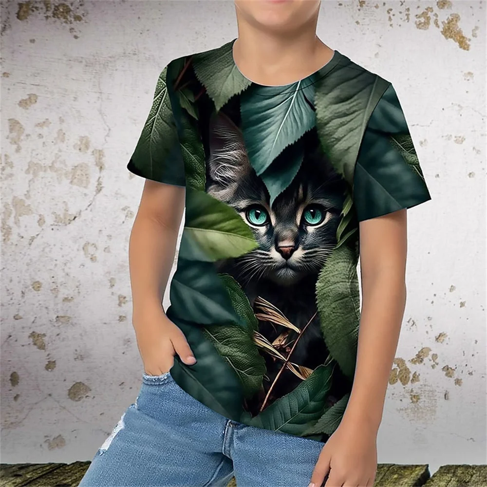 2025 New Cartoon Cute Animal Cat 3d Print Boy T Shirts Kids T Shirt For Boys Short Sleeve Top Tee Boy Clothes Summer
2025 New Cartoon Cute Animal Cat 3d Print Boy T Shirts Kids T Shirt For Boys Short Sleeve Top Tee Boy Clothes Summer