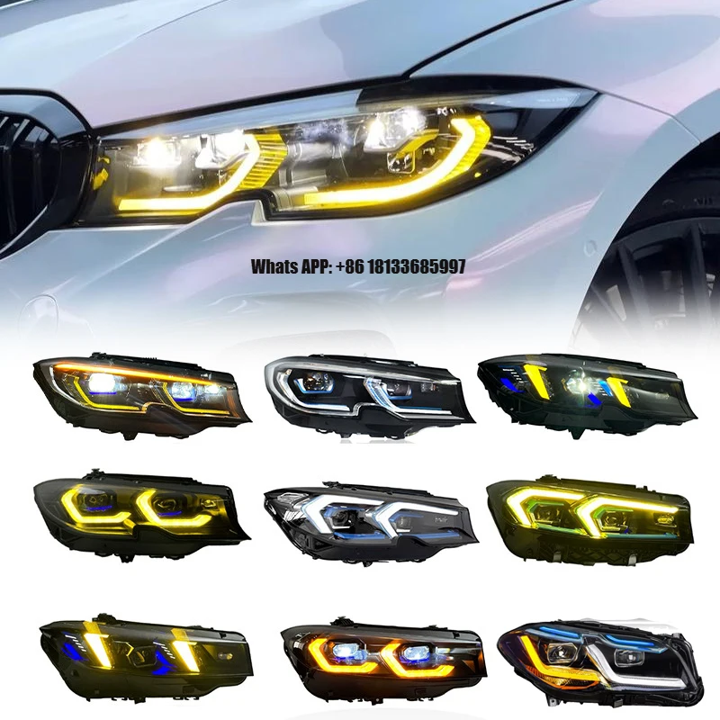 Фары в сборе для BMW 3 серии G20/G28 (2019-2025) с лазерной модификацией, двухцветные (белый/желтый)
Фары в сборе для BMW 3 серии G20/G28 (2019-2025) с лазерной модификацией, двухцветные (белый/желтый)