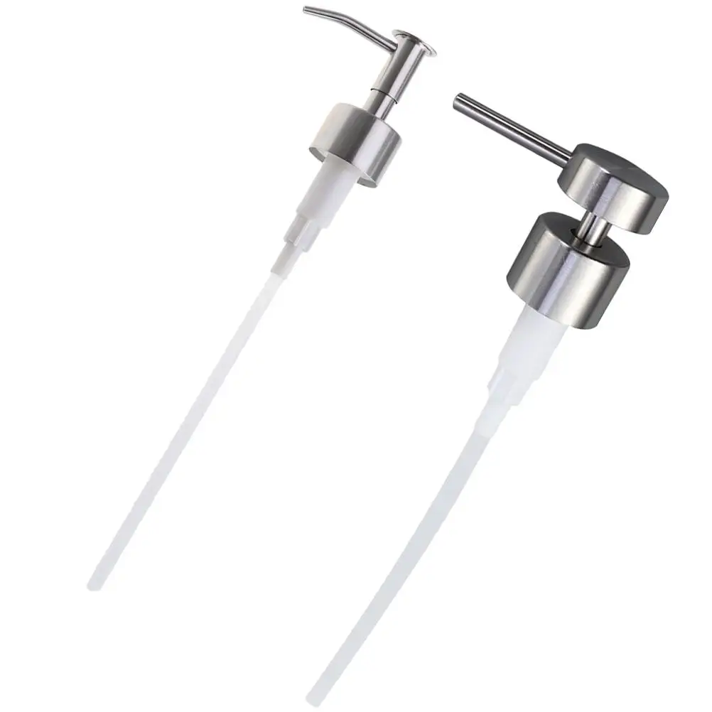 2 Pcs Stainless Steel H Soap Pump Head Silver Replacement Dispensers Bottle Accessories Long Nozzle Home Kitchen
2 Pcs Stainless Steel H Soap Pump Head Silver Replacement Dispensers Bottle Accessories Long Nozzle Home Kitchen