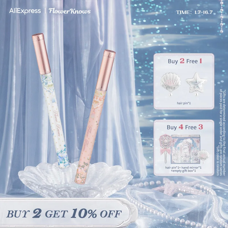 Flower Knows Butterfly Cloud Collar Collection Liquid Eyeliner Black Brown Smooth Not easy to smudge 0.5ml
Flower Knows Butterfly Cloud Collar Collection Liquid Eyeliner Black Brown Smooth Not easy to smudge 0.5ml