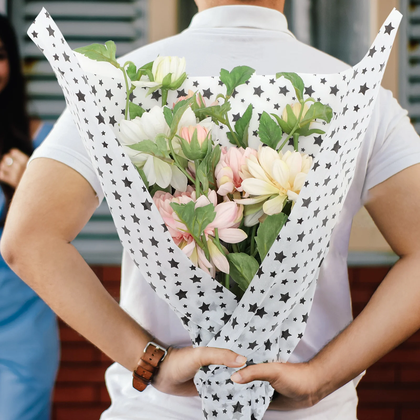 20 Sheets Star Pattern Gift Wrapping Paper Large Size Durable Premium Paper for Birthday Festival Wedding Bouquet Decorative 
20 Sheets Star Pattern Gift Wrapping Paper Large Size Durable Premium Paper for Birthday Festival Wedding Bouquet Decorative