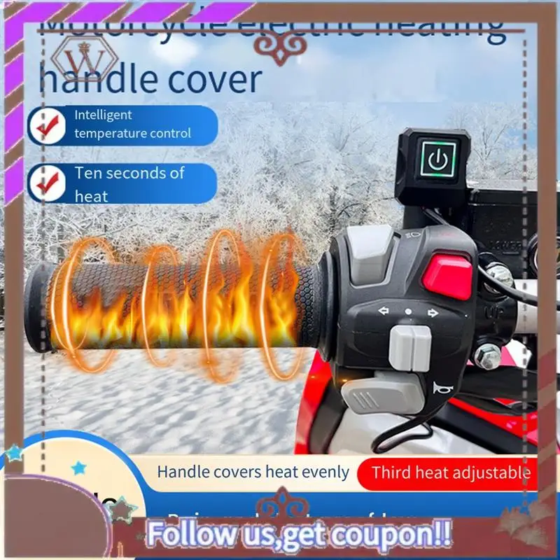 A57E-1 PCS Electric Scooter Heated Hand Grips Pad 12V ATV Heated Grip E-Bike Motorcycle Heated Grip Cover Black
A57E-1 PCS Electric Scooter Heated Hand Grips Pad 12V ATV Heated Grip E-Bike Motorcycle Heated Grip Cover Black