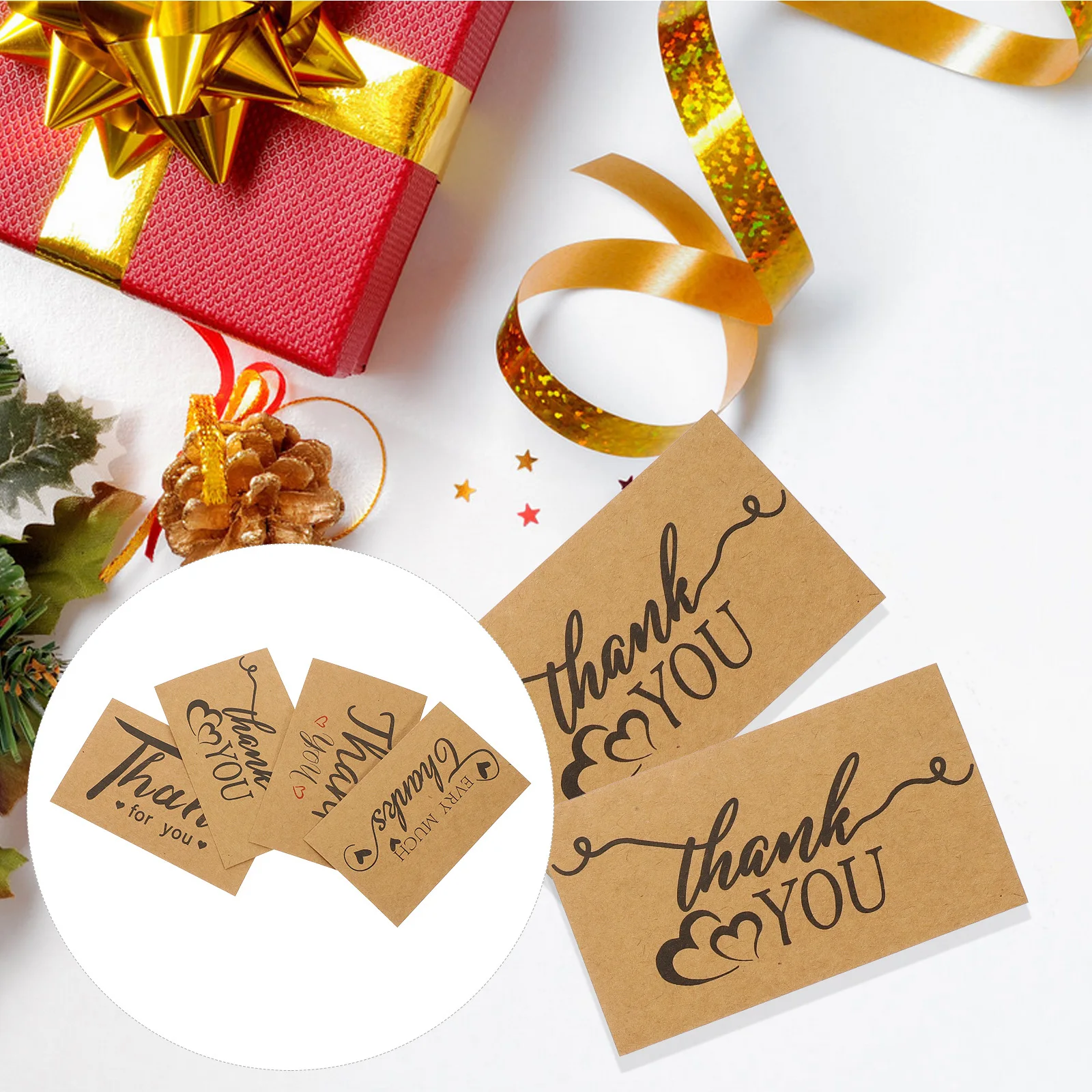 120pcs Laser Thank You Cards Compact Portable Business Wedding Gift Packing Accessory Colorful Design Printing
120pcs Laser Thank You Cards Compact Portable Business Wedding Gift Packing Accessory Colorful Design Printing