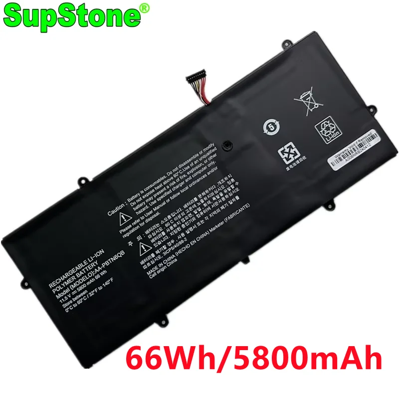 SupStone AA-PBTN6QB Laptop Battery For Samsung Notebook 9 NP900X5N NT900X5N 3ICP5/40/88-2
SupStone AA-PBTN6QB Laptop Battery For Samsung Notebook 9 NP900X5N NT900X5N 3ICP5/40/88-2