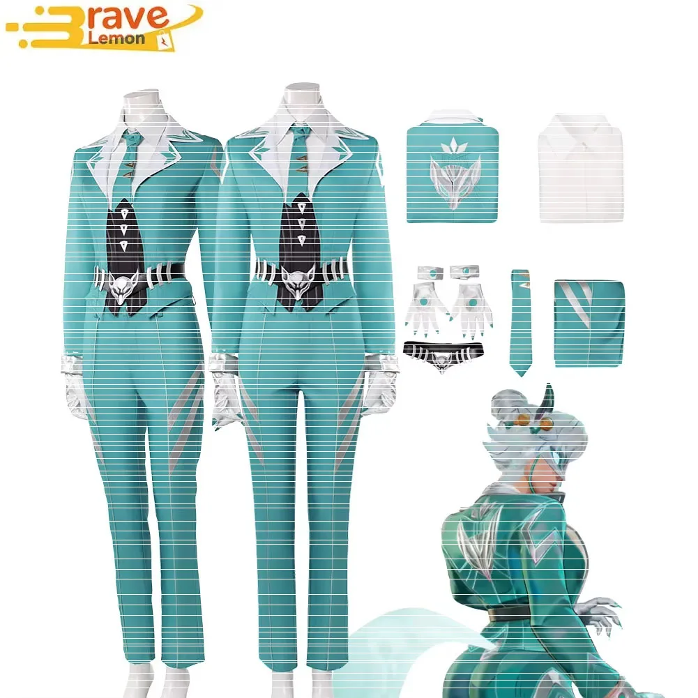 Women Fantasia White Fox Cosplay Costume Movie Rivals Roleplay Clothes Female Shirt Coat Tie Pants Set Halloween Carnival Party
Women Fantasia White Fox Cosplay Costume Movie Rivals Roleplay Clothes Female Shirt Coat Tie Pants Set Halloween Carnival Party