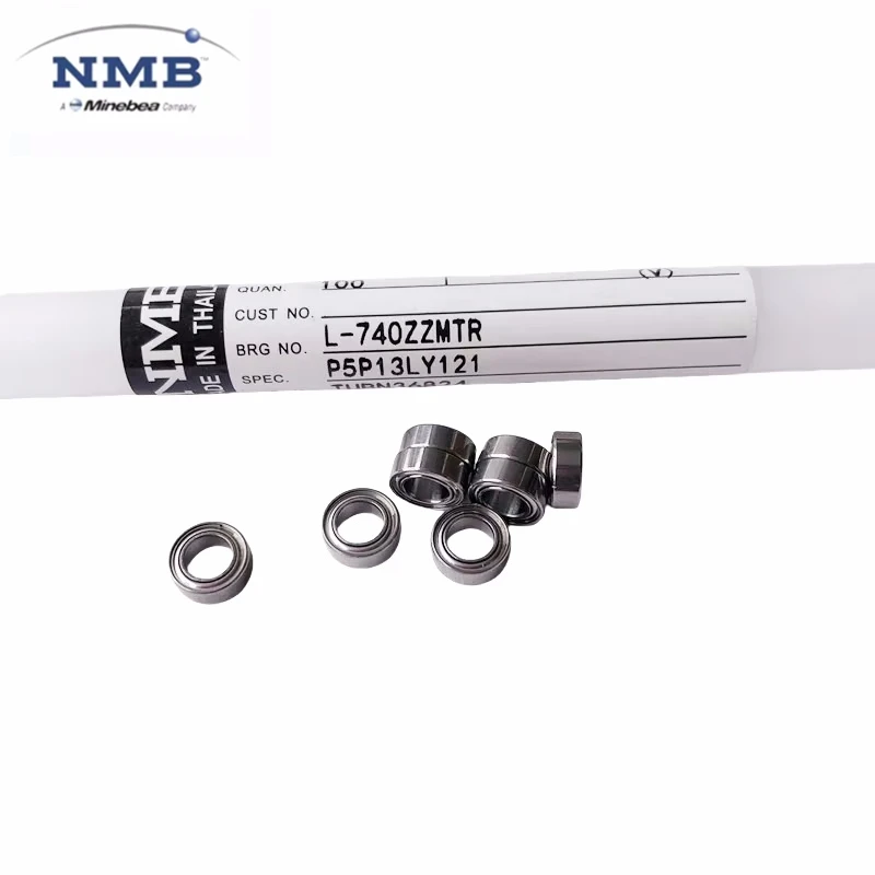 100pcs NMB Minebea High Speed Bearing L-740ZZ 4x7x2.5mm MR74ZZ miniature ball bearing 740 MR74 MR74Z 4*7*2.5 mm
100pcs NMB Minebea High Speed Bearing L-740ZZ 4x7x2.5mm MR74ZZ miniature ball bearing 740 MR74 MR74Z 4*7*2.5 mm