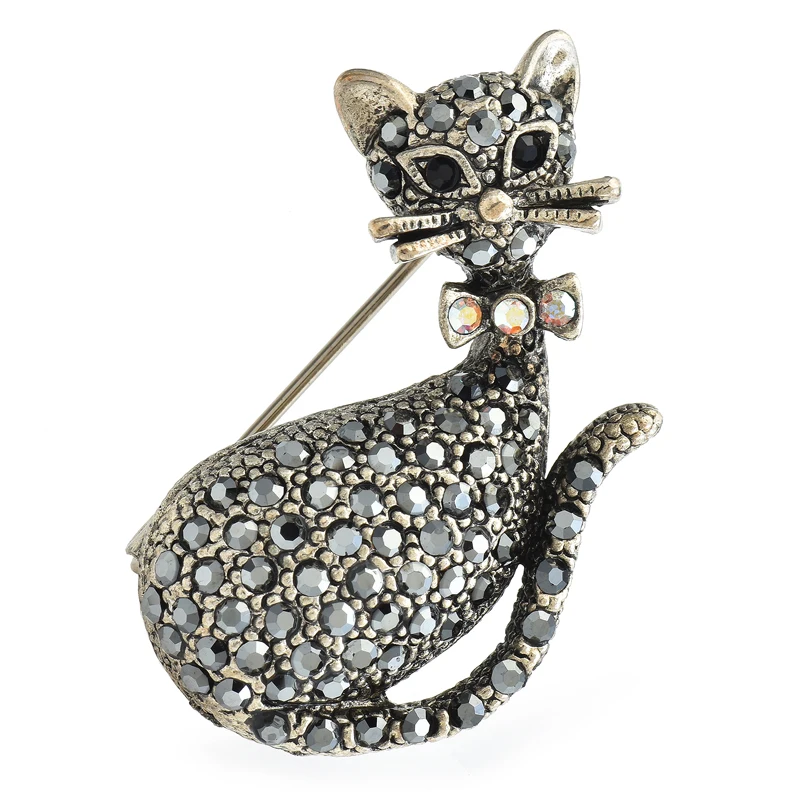 Wuli&baby Vintage Cat Brooches Women Unisex Classic High Quality Lovely Pet Animal Party Office Brooch Pins Gifts
Wuli&baby Vintage Cat Brooches Women Unisex Classic High Quality Lovely Pet Animal Party Office Brooch Pins Gifts
