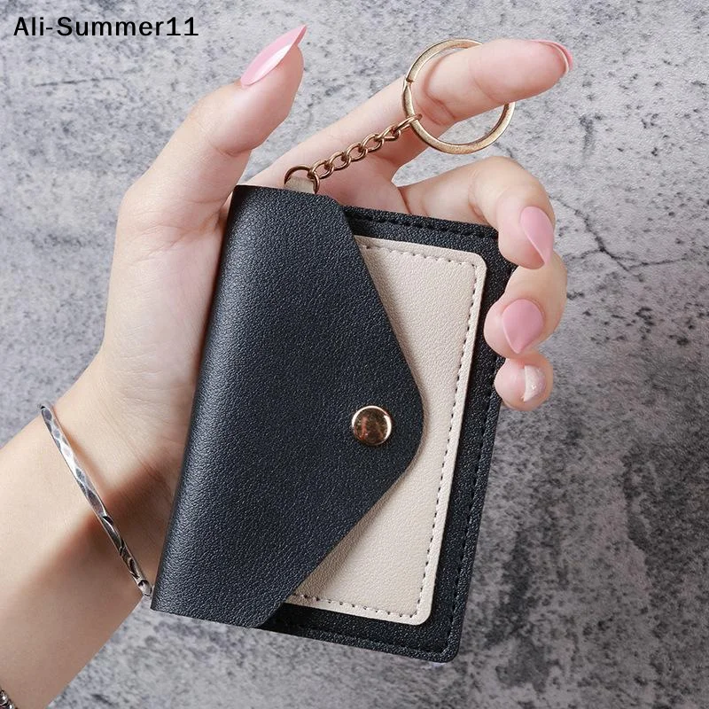 【A11】Fashion Slim Pu Wallet Business Credit Card Holder Short Purse Leather ID Card Holder Candy Color Coin Case With Keyring
【A11】Fashion Slim Pu Wallet Business Credit Card Holder Short Purse Leather ID Card Holder Candy Color Coin Case With Keyring