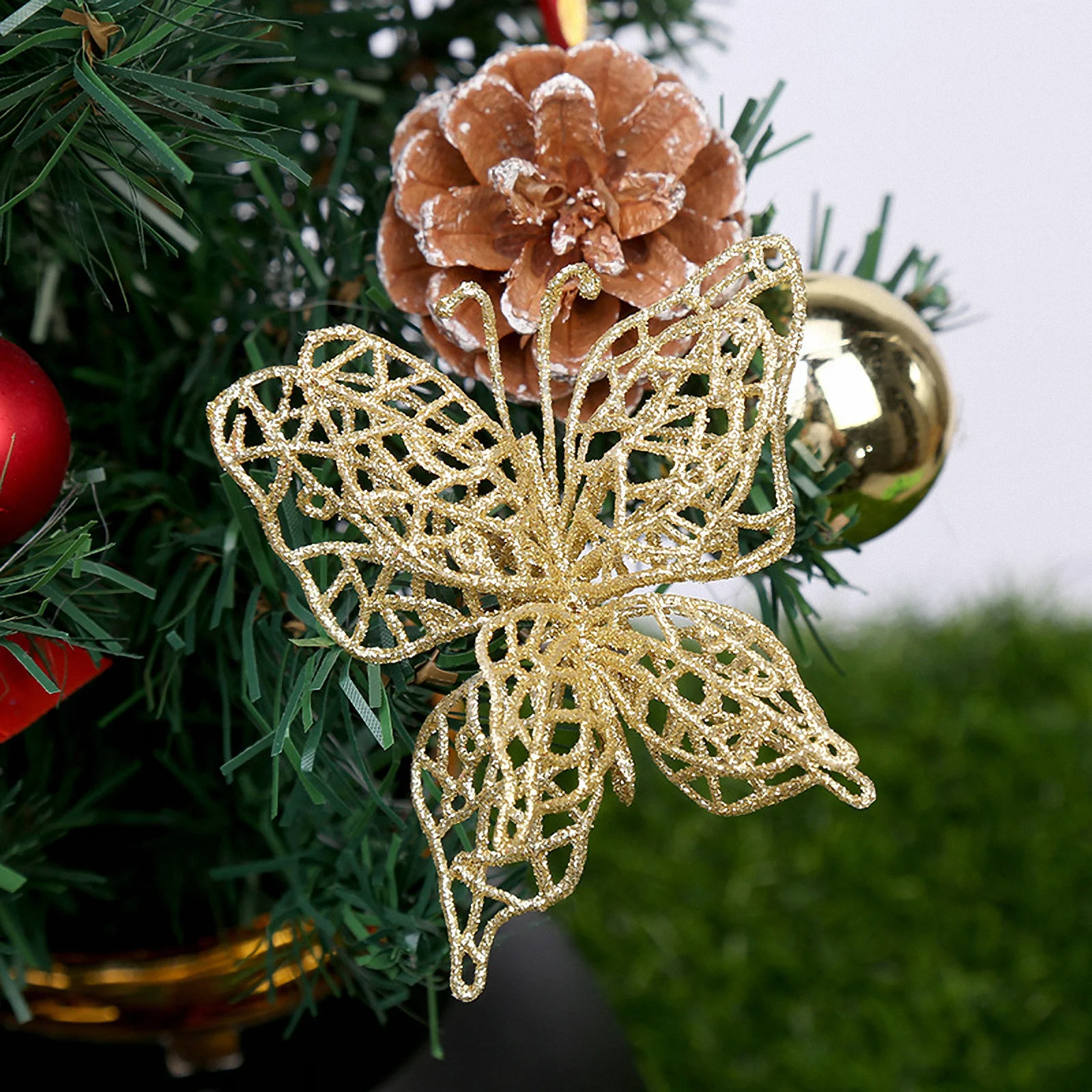 10Pcs Exquisite Pendant Christmas Tree Decor Various Color Designs Meet Matching Needs Household New Year Ornaments
10Pcs Exquisite Pendant Christmas Tree Decor Various Color Designs Meet Matching Needs Household New Year Ornaments