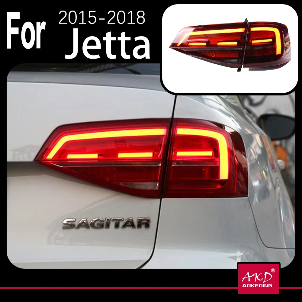 AKD Car Model for VW Jetta Tail Lights 2015-2018 Jetta Mk6 LED Tail Lamp LED DRL Dynami Signal Brake Reverse auto Accessories
AKD Car Model for VW Jetta Tail Lights 2015-2018 Jetta Mk6 LED Tail Lamp LED DRL Dynami Signal Brake Reverse auto Accessories