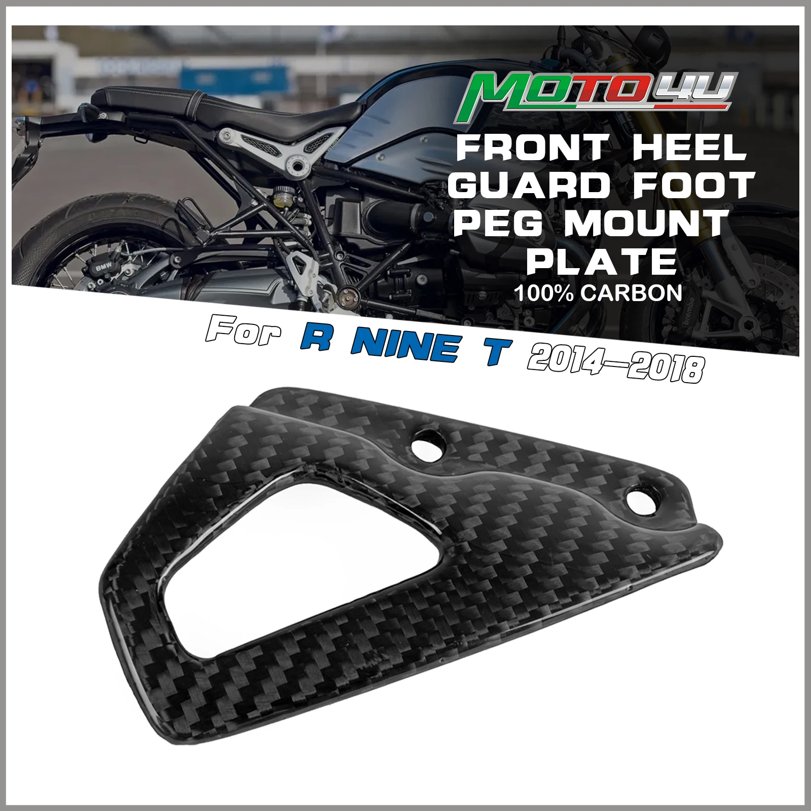 100% Carbon Fiber New Front Heel Guard Foot Peg Mount Plate Motorcycle For BMW R NINE T R NineT R9T 2014 2015 2016 2017 2018
100% Carbon Fiber New Front Heel Guard Foot Peg Mount Plate Motorcycle For BMW R NINE T R NineT R9T 2014 2015 2016 2017 2018