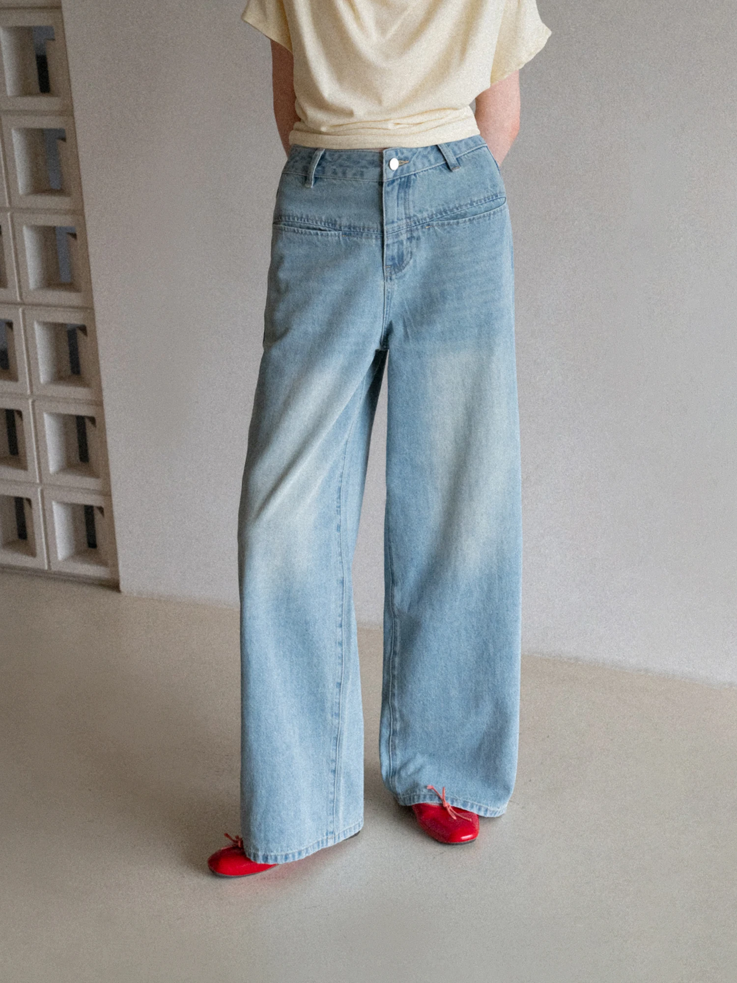 Blue Denim Wide Leg Pants Women's Summer Loose Straight Casual Commute High Waist Drawstring Water Washed Cotton Blend
Blue Denim Wide Leg Pants Women's Summer Loose Straight Casual Commute High Waist Drawstring Water Washed Cotton Blend