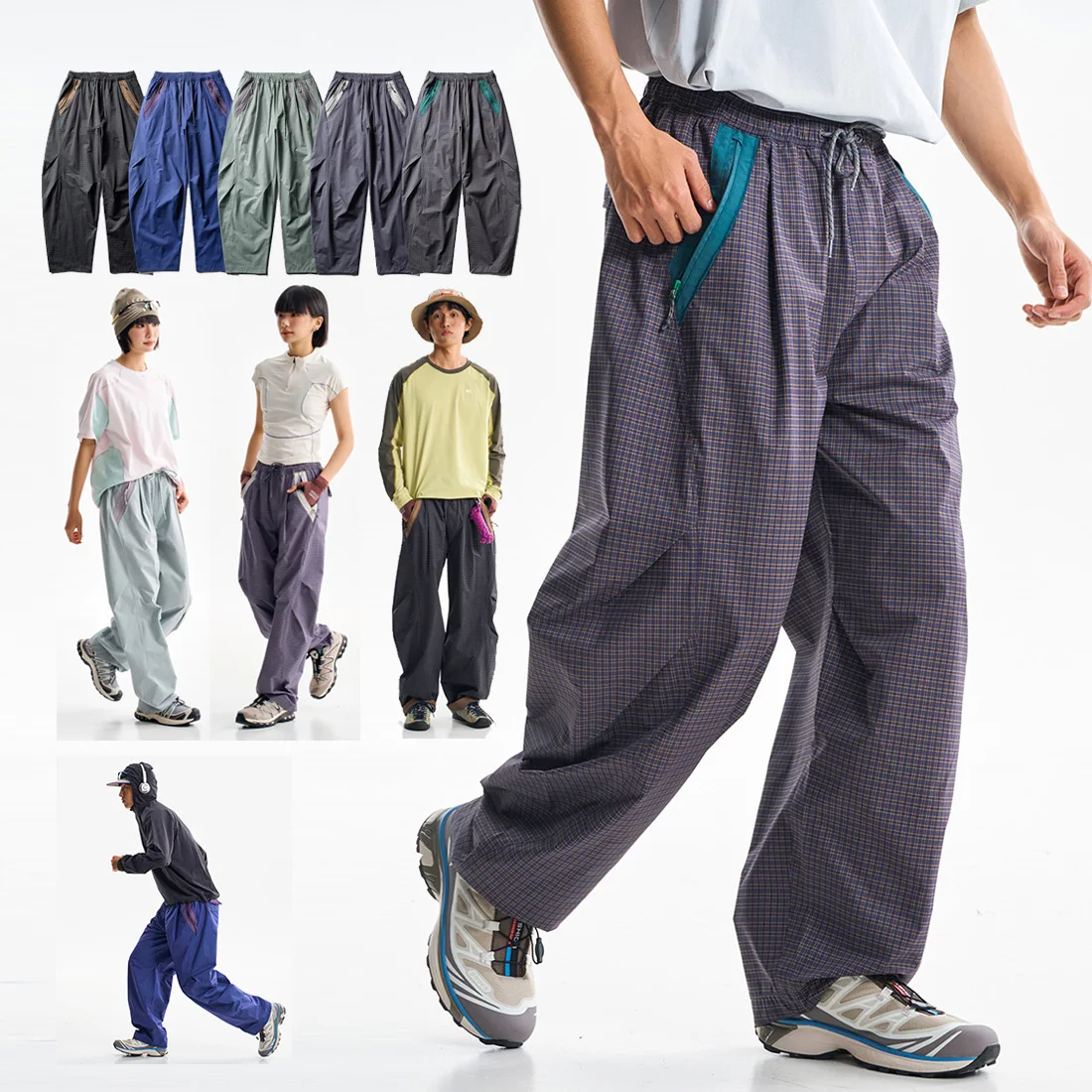 Men Outdoor Quick Dry Loose Sport Scimitar Cargo Pants Women Streetwear Casual Plaid Wide Leg Techwear Work Pants Baggy Trousers
Men Outdoor Quick Dry Loose Sport Scimitar Cargo Pants Women Streetwear Casual Plaid Wide Leg Techwear Work Pants Baggy Trousers