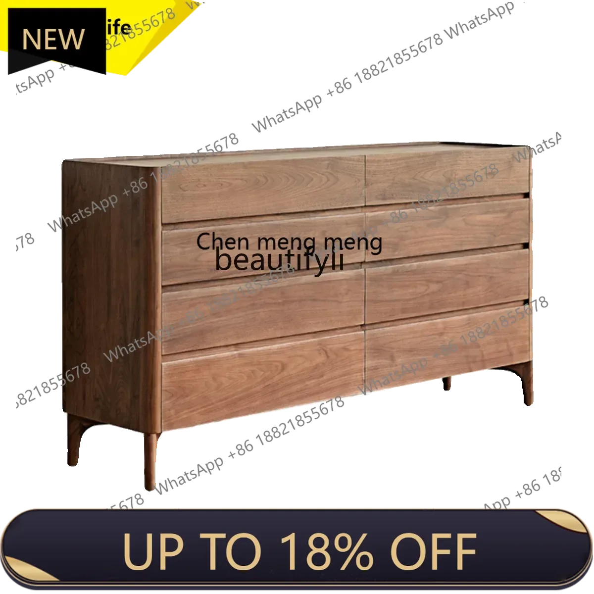 P178 North American Black Walnut Bedroom Full Solid Wood Storage Bedside Cabinet Log Side Cabinet Drawer Locker
P178 North American Black Walnut Bedroom Full Solid Wood Storage Bedside Cabinet Log Side Cabinet Drawer Locker