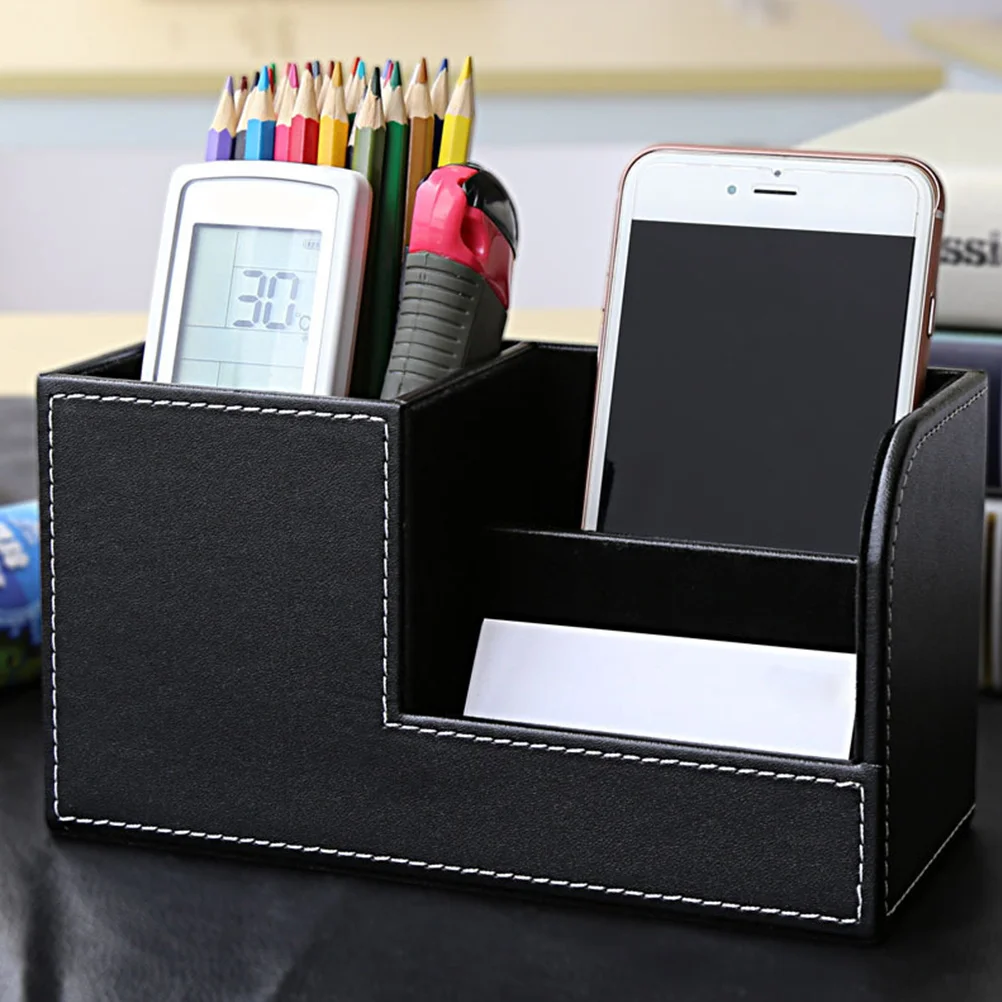 Multifunctional Pen Holder Black Desktop Storage Box for Office Home Practical Organizer Pen Holder
Multifunctional Pen Holder Black Desktop Storage Box for Office Home Practical Organizer Pen Holder