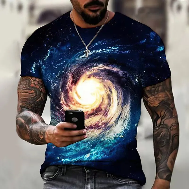 Fashion Men's T-Shirts 3d Vortex Printed Men's Clothing Street Designer Short Sleeved Loose Oversized Tshirts Daily Casual Tops
Fashion Men's T-Shirts 3d Vortex Printed Men's Clothing Street Designer Short Sleeved Loose Oversized Tshirts Daily Casual Tops