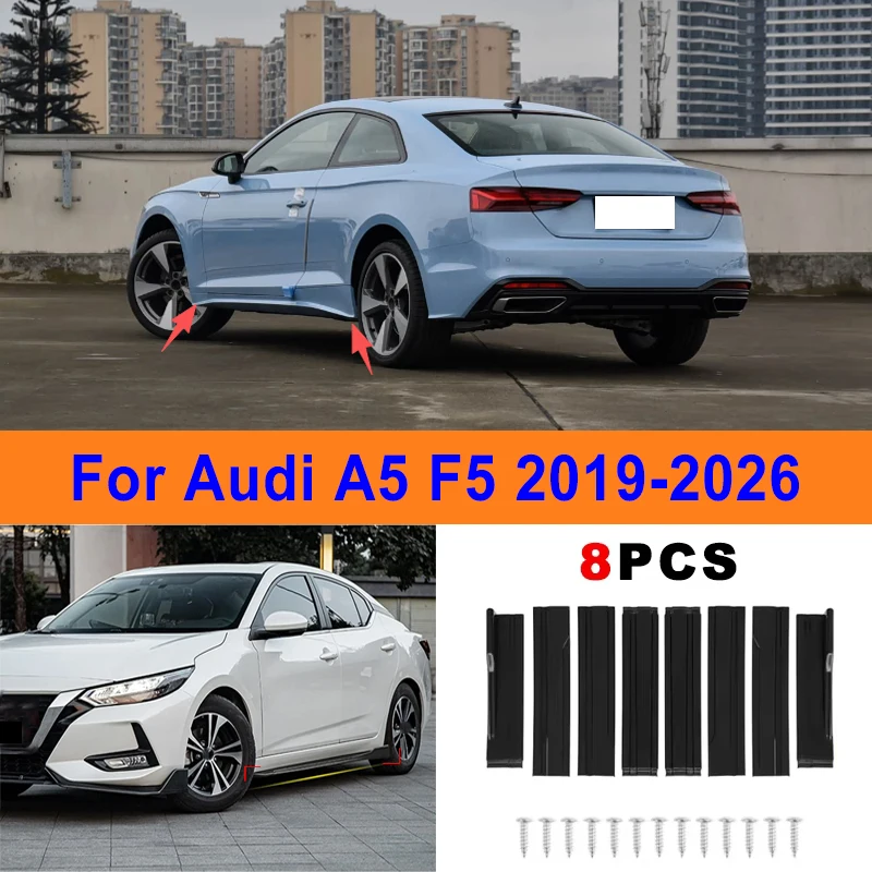 8Pcs Extended Side Skirt Splitters For Audi A5 F5 2019-2026 2020 2021 Sport Side Spoiler Bumper Lip Exterior Body Kit Mod Parts
8Pcs Extended Side Skirt Splitters For Audi A5 F5 2019-2026 2020 2021 Sport Side Spoiler Bumper Lip Exterior Body Kit Mod Parts