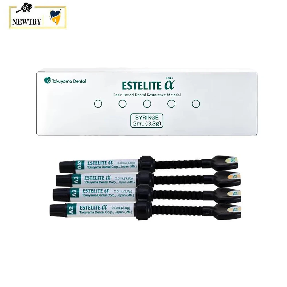 Original Tokuyama ESTELITE Alpha Nano Resin Supra-Nano Light-Cured Composite Resin Syringe Dental Restorative Filling Material
Original Tokuyama ESTELITE Alpha Nano Resin Supra-Nano Light-Cured Composite Resin Syringe Dental Restorative Filling Material