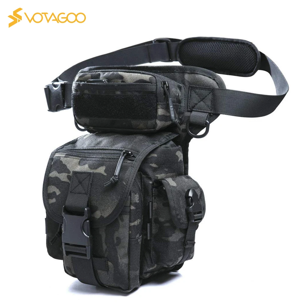 VOTAGOO Waterproof Military Tactical Drop Leg Pouch Bag Type B Cross Over Leg Rig Outdoor Bike Cycling Hiking Thigh Bag
VOTAGOO Waterproof Military Tactical Drop Leg Pouch Bag Type B Cross Over Leg Rig Outdoor Bike Cycling Hiking Thigh Bag