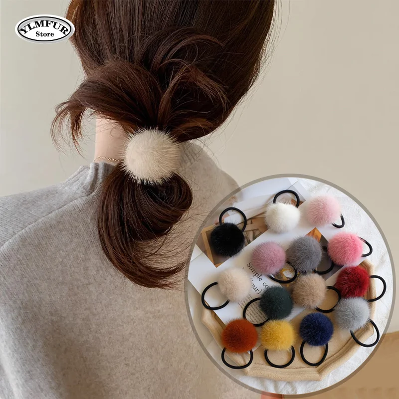 Colorful Pompoms Hair Tie Mink Fur Pompom Hair Accessories Girls Furry Ball Ponytail Holder Enchanting Y2K Hair Tie Hair Rope
Colorful Pompoms Hair Tie Mink Fur Pompom Hair Accessories Girls Furry Ball Ponytail Holder Enchanting Y2K Hair Tie Hair Rope