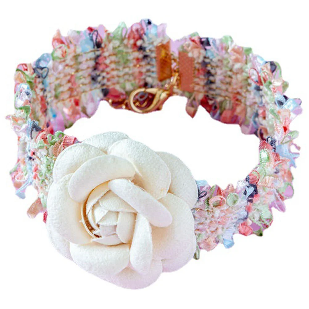 Decorative Cat Necklace Flower Design Lightweight Pet Flower Collar Festival Party Dog Accessories Kitten Collar Outdoor
Decorative Cat Necklace Flower Design Lightweight Pet Flower Collar Festival Party Dog Accessories Kitten Collar Outdoor