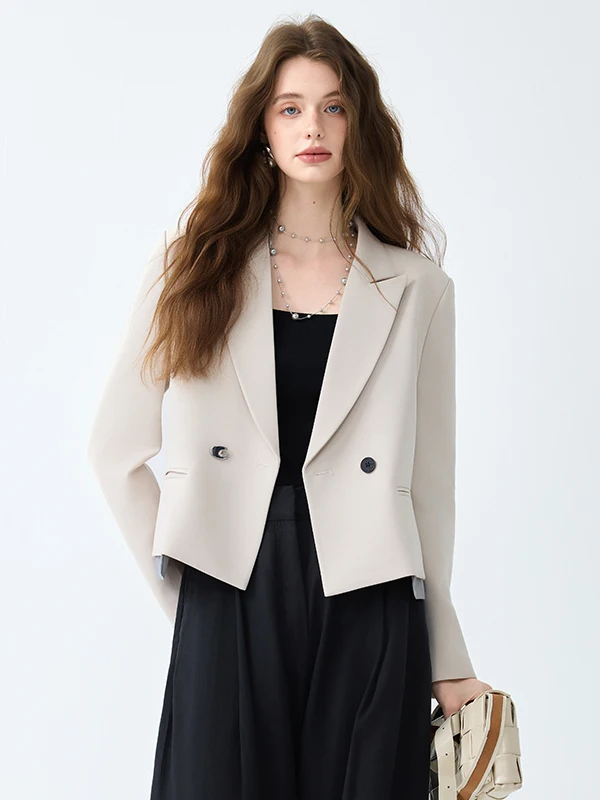 Short Tailored Women's Suit Jacket 2025 Early Autumn New Simple Versatile Professional OL Commute Elegant Career Suit
Short Tailored Women's Suit Jacket 2025 Early Autumn New Simple Versatile Professional OL Commute Elegant Career Suit
