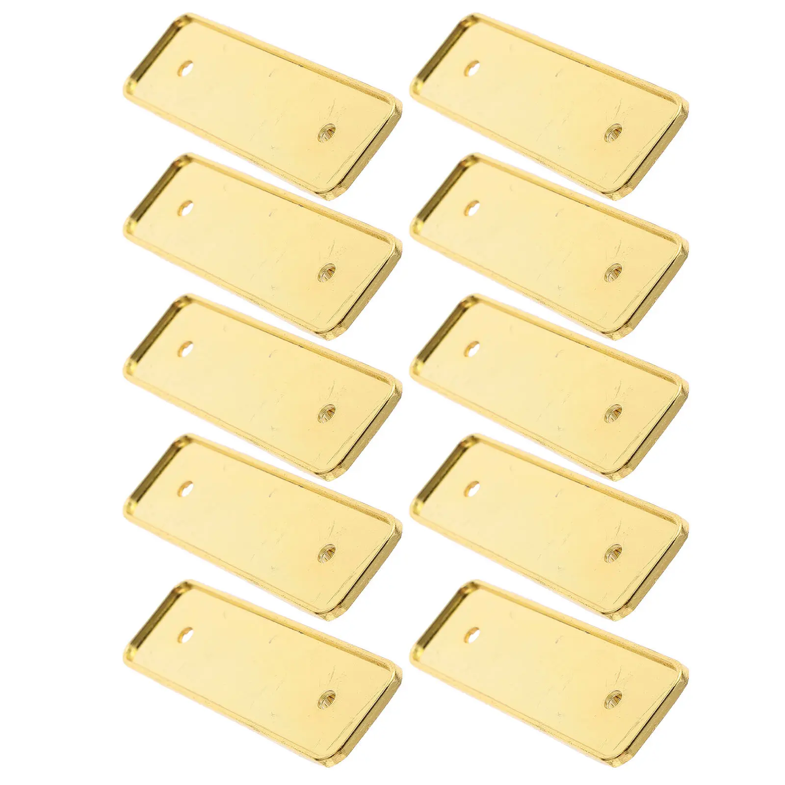10Pcs Gold Name Tags Aluminum Alloy Metal Badges Pins Office Employee Work Business Team Member Id Badge Blank Reusable Locking
10Pcs Gold Name Tags Aluminum Alloy Metal Badges Pins Office Employee Work Business Team Member Id Badge Blank Reusable Locking