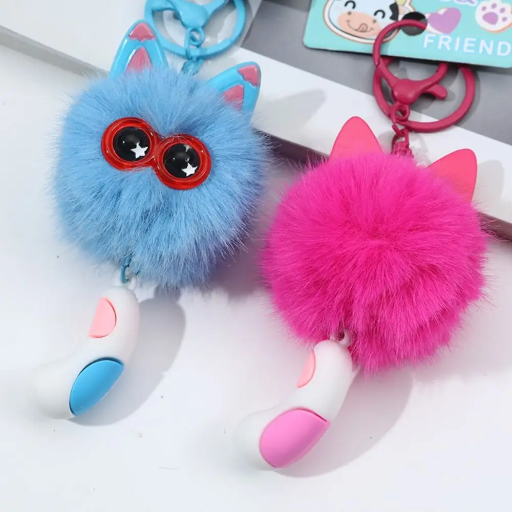Cartoon Hairball Cat Pendant Decorative Cute Elf Small Briquettes Keychain Kawaii Plush Cat Plush Ball Key Chain Gifts
Cartoon Hairball Cat Pendant Decorative Cute Elf Small Briquettes Keychain Kawaii Plush Cat Plush Ball Key Chain Gifts
