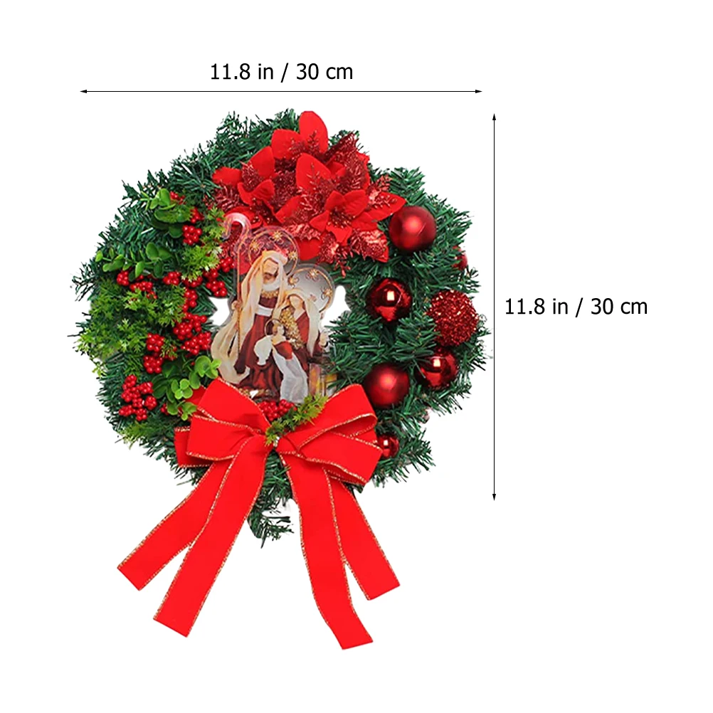 Artificial Christmas Garland Wreath Door Hanging Decorations Wreaths for Outdoor Tree Holiday
Artificial Christmas Garland Wreath Door Hanging Decorations Wreaths for Outdoor Tree Holiday
