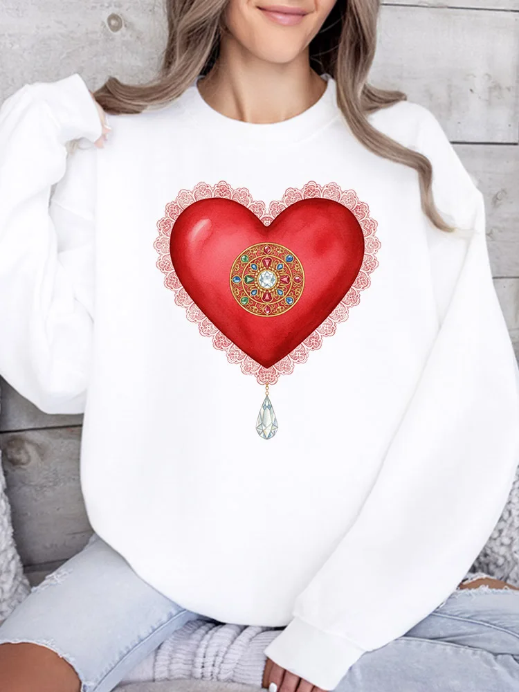 Heart Compass Women's Crew Neck Sweatshirt Casual Long Sleeve Pullover Loose Fit Daily Wear
Heart Compass Women's Crew Neck Sweatshirt Casual Long Sleeve Pullover Loose Fit Daily Wear