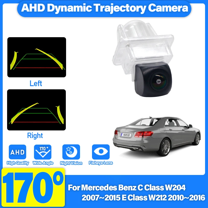 Камера заднего вида AHD 1280x720P с углом обзора 170 градусов для Mercedes-Benz C-класса W204 (2007-2015), E-класса W212 (2010-2016)
Камера заднего вида AHD 1280x720P с углом обзора 170 градусов для Mercedes-Benz C-класса W204 (2007-2015), E-класса W212 (2010-2016)