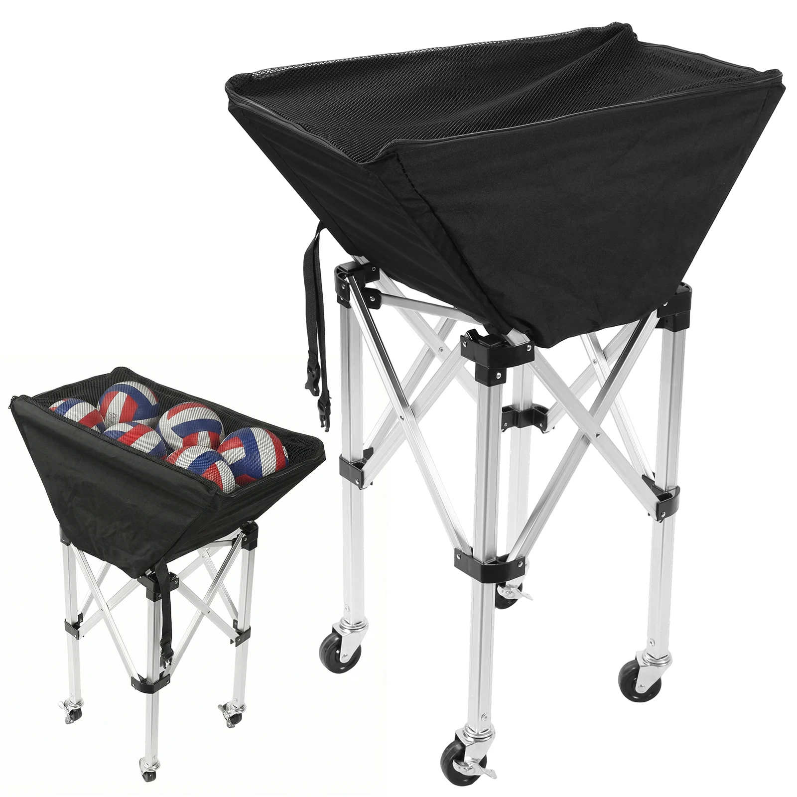 Collapsible Hammock Ball Cart with Wheels Rolling Collapsible Cart Large Capacity for Easy Storage and Transport
Collapsible Hammock Ball Cart with Wheels Rolling Collapsible Cart Large Capacity for Easy Storage and Transport