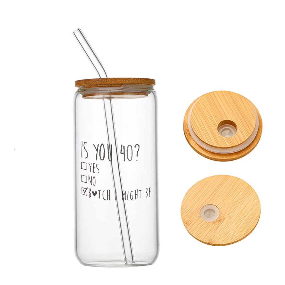 Funny 40th Birthday Gifts for Women - Turning 40 Year Old Glass For Heat Resistant High Drinking Cup With Straws Lids 16 oz
Funny 40th Birthday Gifts for Women - Turning 40 Year Old Glass For Heat Resistant High Drinking Cup With Straws Lids 16 oz
