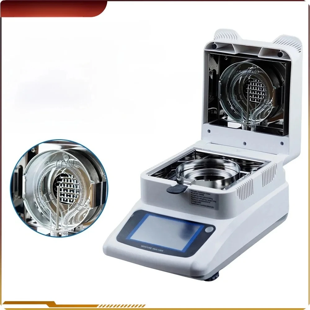 Timing Moisture anlyzer English Balance Meter Readability 0.001g 3 Drying Modes Touch Screen Interface Water Content Test
Timing Moisture anlyzer English Balance Meter Readability 0.001g 3 Drying Modes Touch Screen Interface Water Content Test