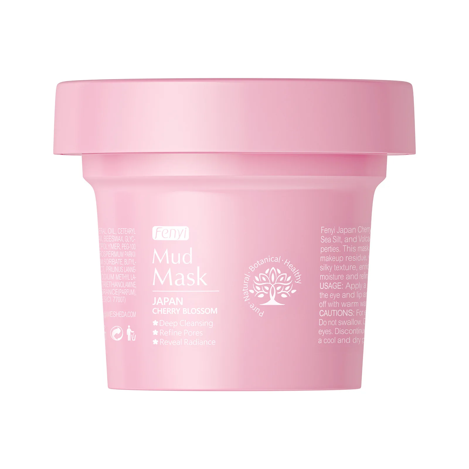 Fenyi Japan Sakura Clay Mask 100g, Deep Pore Cleansing Mud Mask for Face, Pore Minimizing Brightening Facial Mask Large Capacity
Fenyi Japan Sakura Clay Mask 100g, Deep Pore Cleansing Mud Mask for Face, Pore Minimizing Brightening Facial Mask Large Capacity