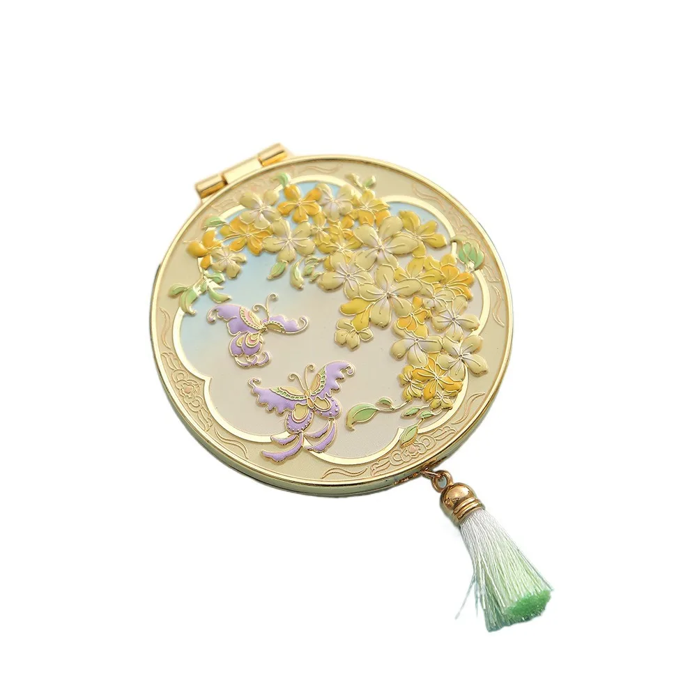 Chinese Style Metal Makeup Mirror Folding Portable Cosmetic Mirror Creative Exquisite Handheld Mirror Gift
Chinese Style Metal Makeup Mirror Folding Portable Cosmetic Mirror Creative Exquisite Handheld Mirror Gift